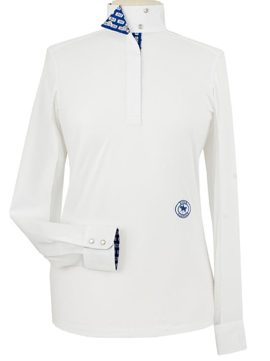 Essex Energy Ladies Talent Yarn Wrap Collar Long Sleeve Show Shirt