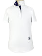 Show Ring Luck Girls Talent Yarn Straight Collar Short Sleeve Show Shirt