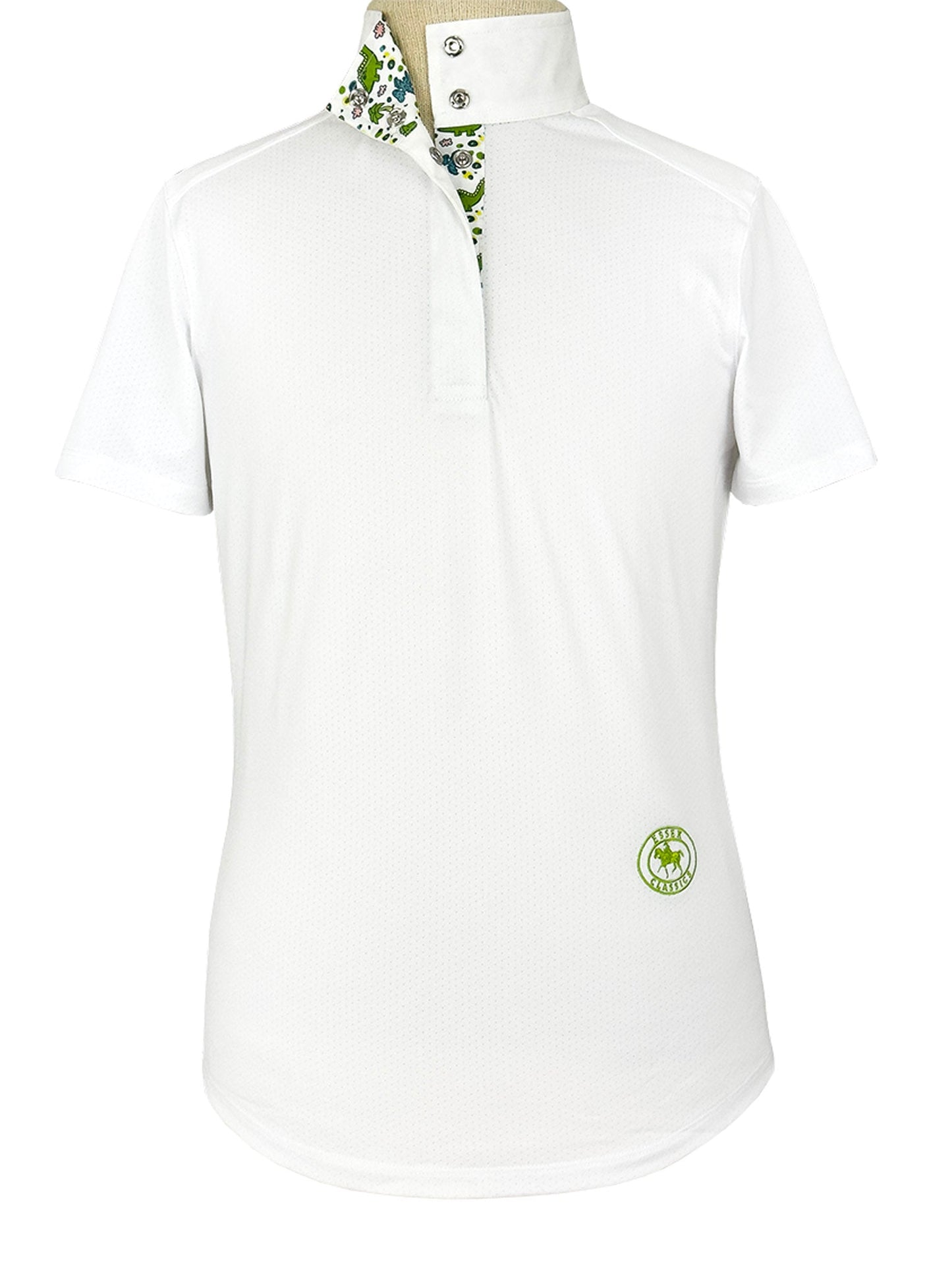 Dino World Girls Talent Yarn Straight Collar Short Sleeve Show Shirt