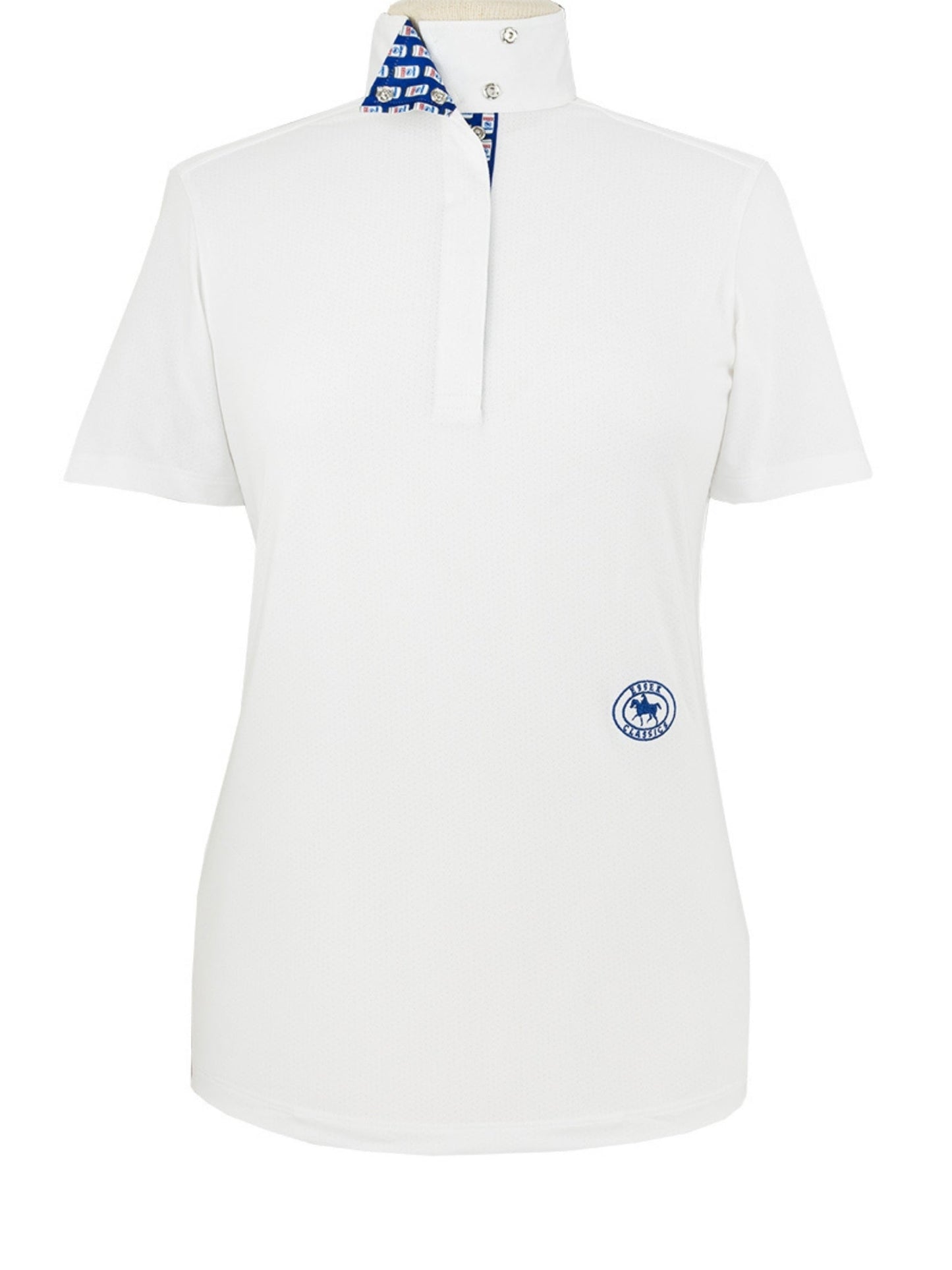 Essex Energy Ladies Talent Yarn Wrap Collar Short Sleeve Show Shirt