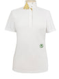 Sunflowers Ladies Talent Yarn Wrap Collar Short Sleeve Show Shirt