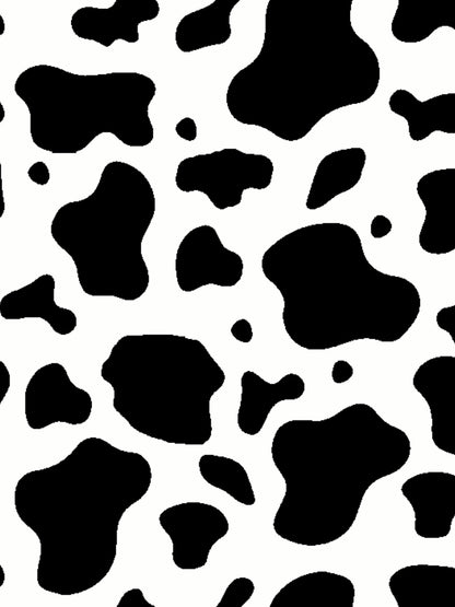 Ladies "Luna II" Black with Cows Long Sleeve Performance Show Shirt