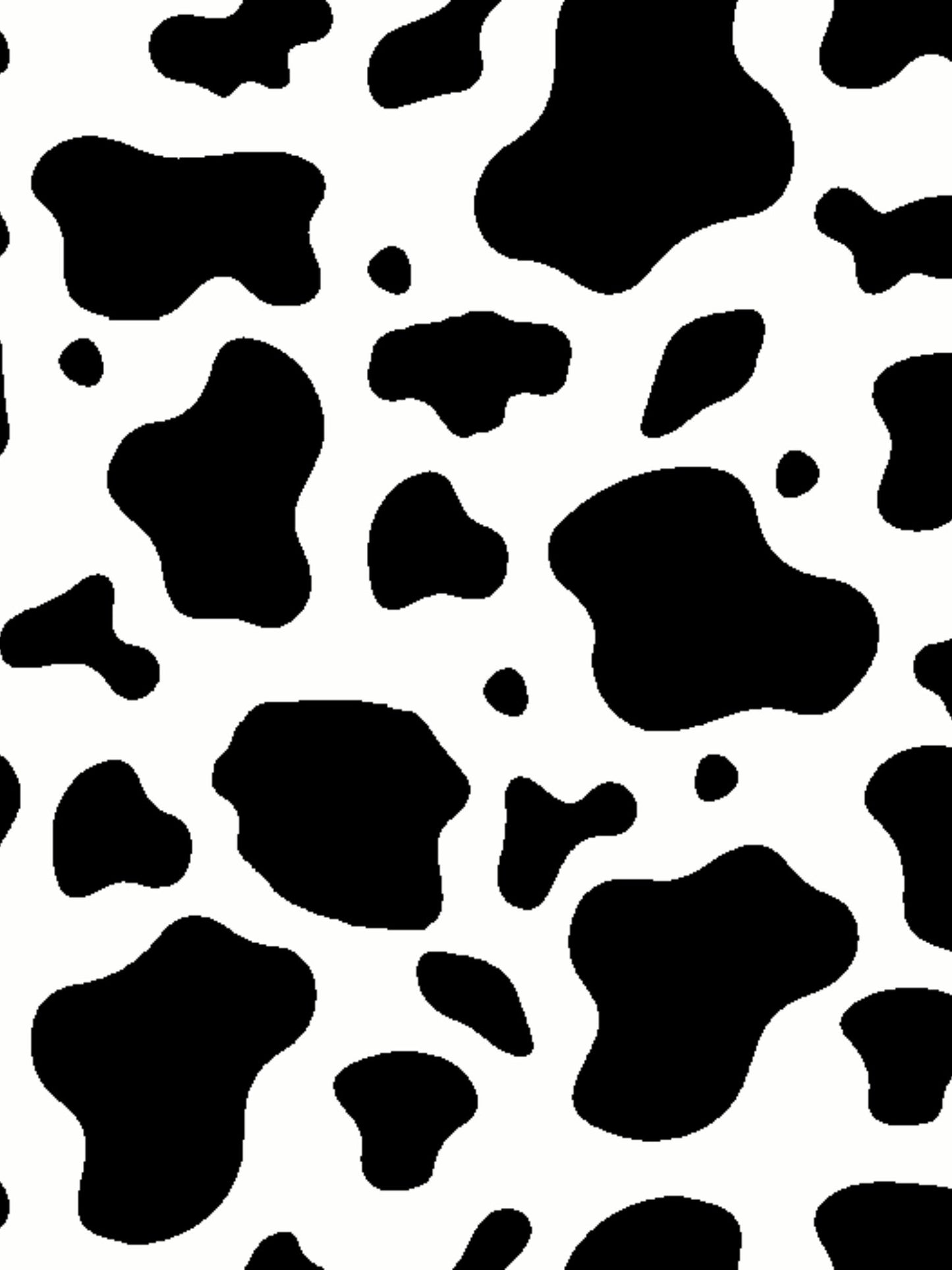 Ladies "Luna II" Black with Cows Short Sleeve Performance Show Shirt