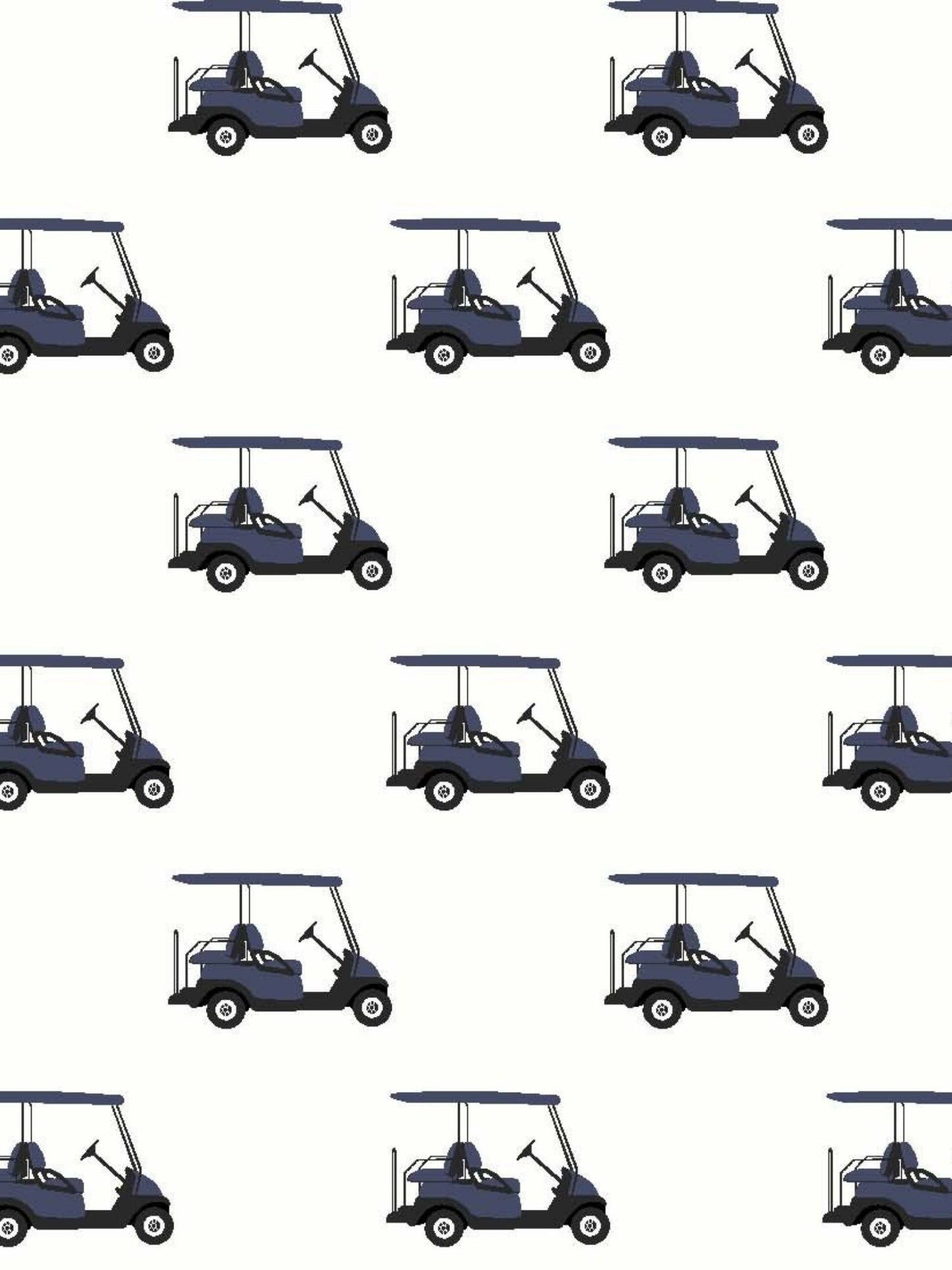 Ladies "Luna II" Marine Blue with Golf Carts Short Sleeve Performance Show Shirt