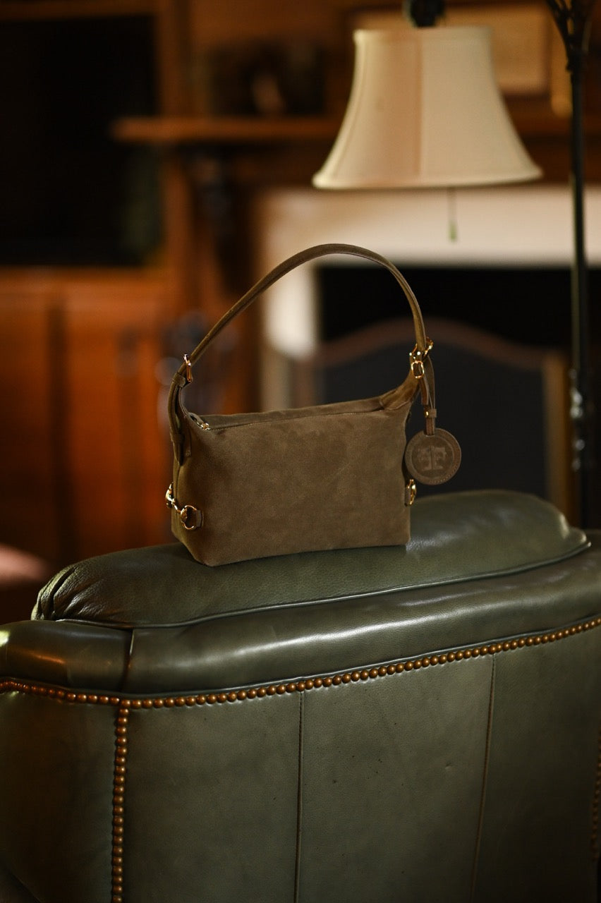 Bethany Bit Bag Grey Suede | Limited Edition