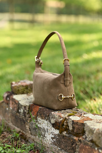 Bethany Bit Bag Grey Suede | Limited Edition