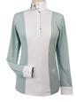 Ladies "Luna II" Seafoam with Hunter Derby Long Sleeve Performance Show Shirt
