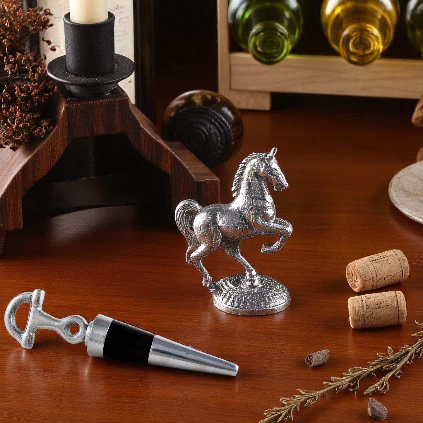 Equestrian Bottle Stopper