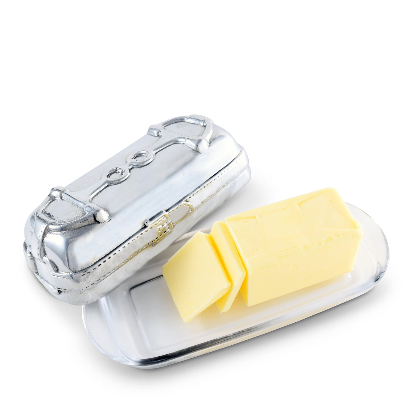 Equestrian Butter Dish