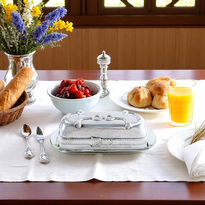 Equestrian Butter Dish