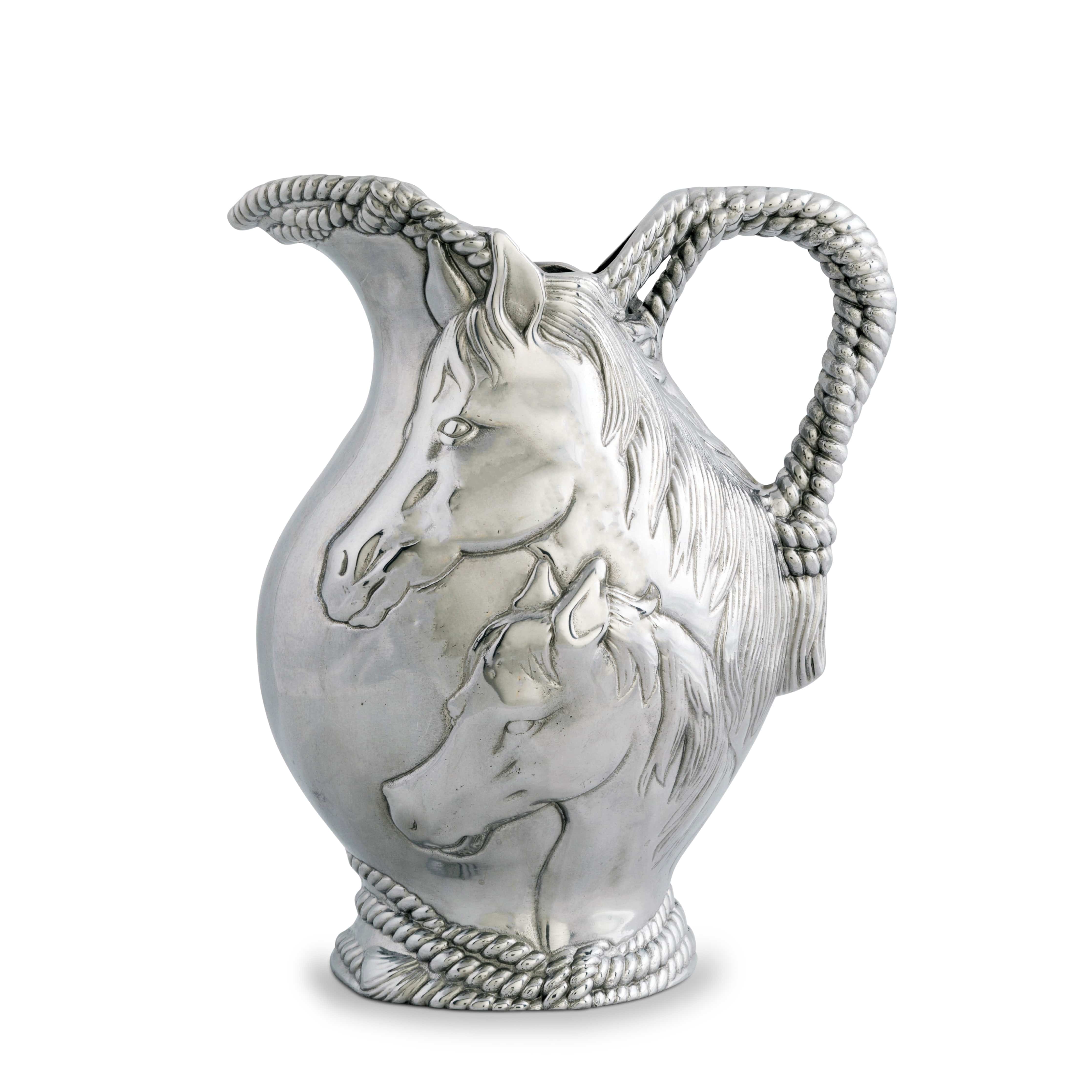 Horse and Rope Pitcher – The Boot & Bridle
