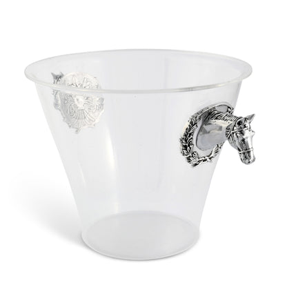 Horse Head Handle Acrylic Ice Bucket
