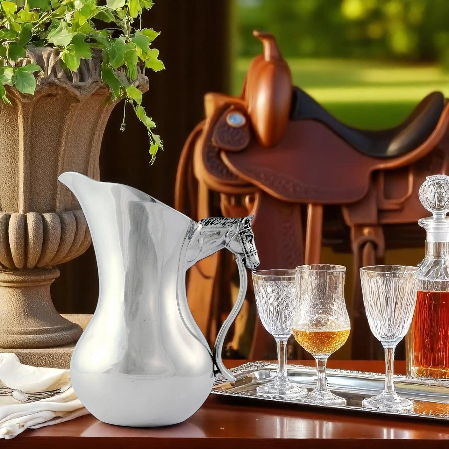 Horse Head Pitcher
