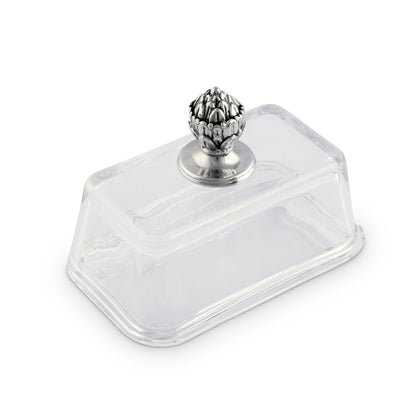 Glass Butter Dish - Concho