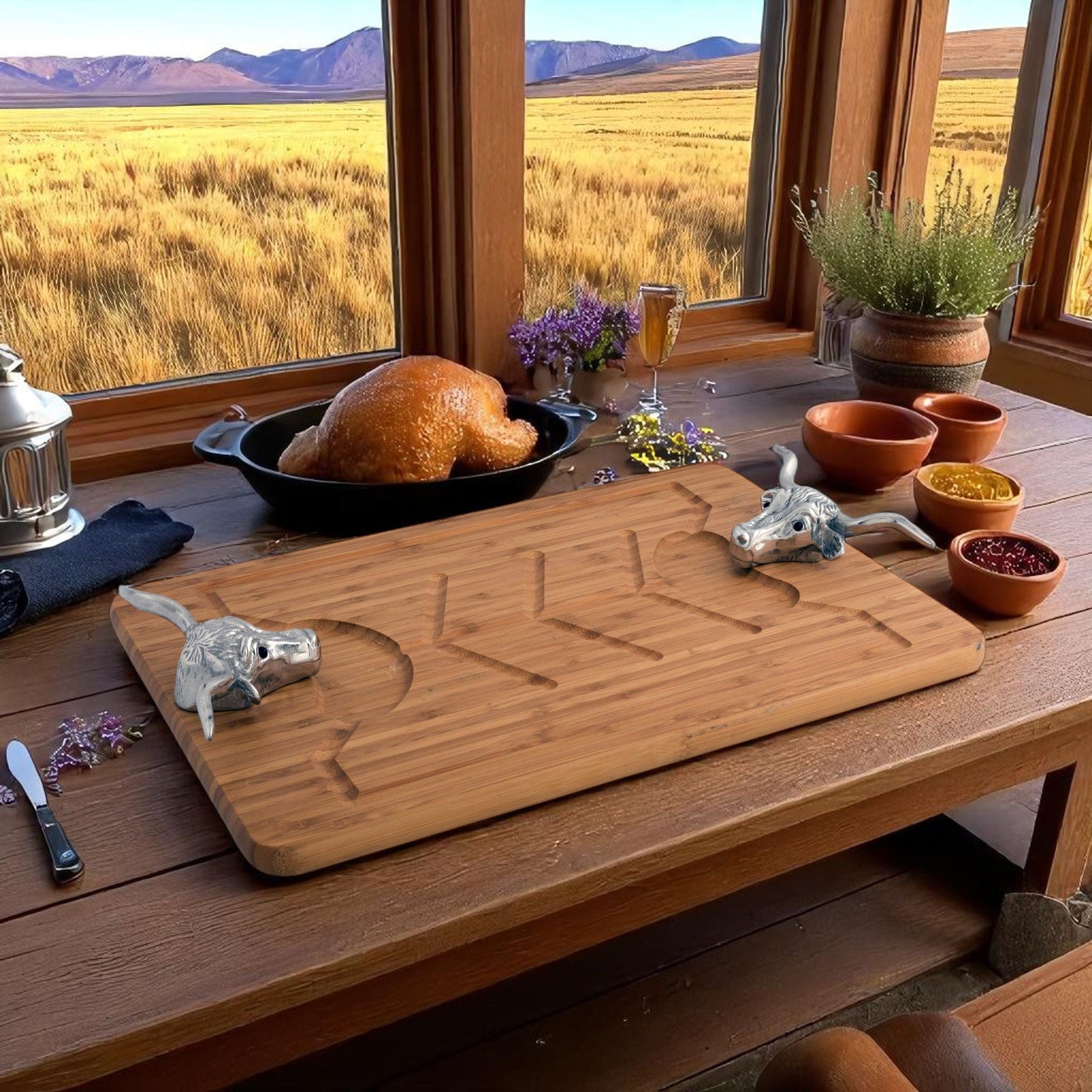 Longhorn Carving Board