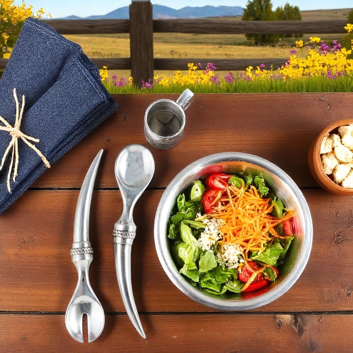Longhorn Serving Set
