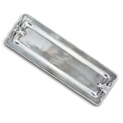 Longhorn with Braid Oblong Tray