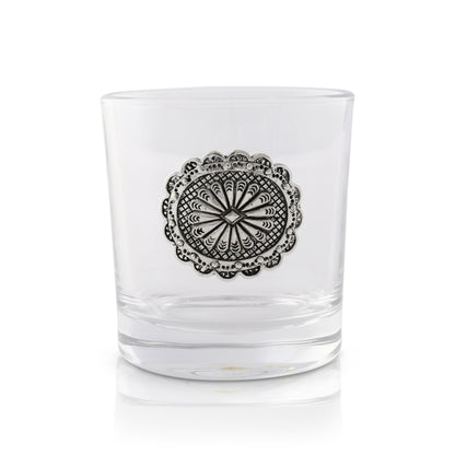 Western Concho Bar Glasses Set of 4