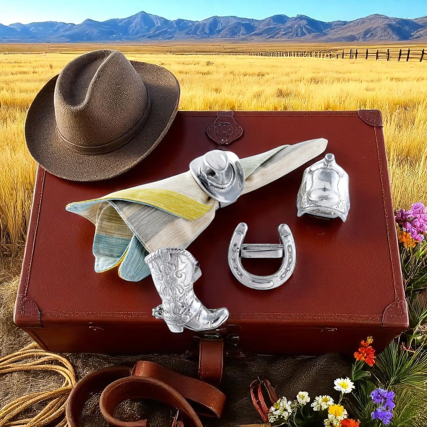 Western Napkin Rings