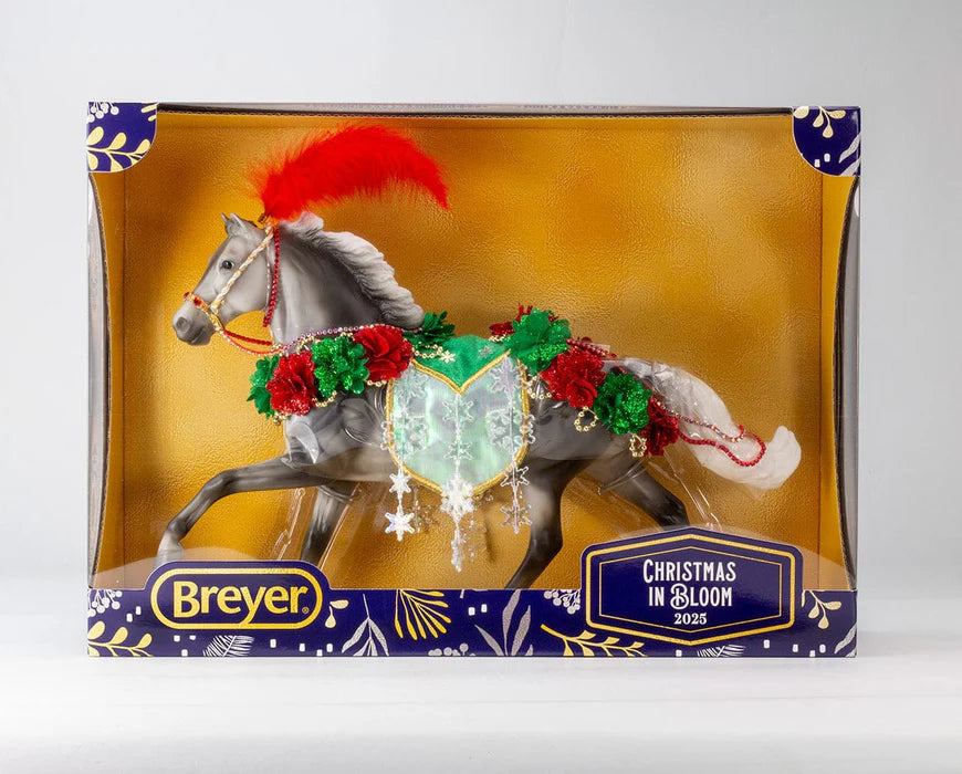 Christmas in Bloom 2025 Holiday Breyer Horse