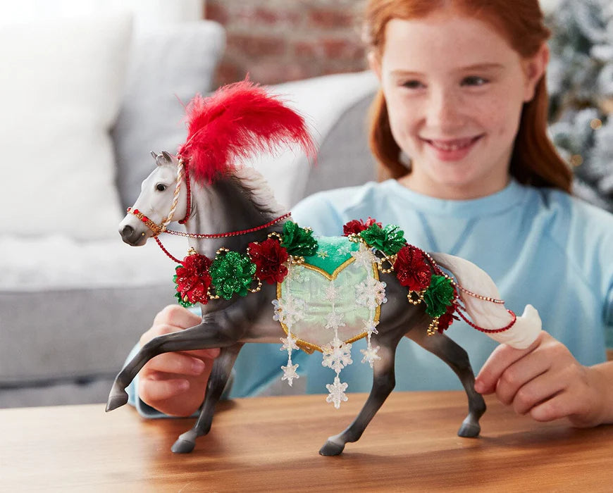 Christmas in Bloom 2025 Holiday Breyer Horse