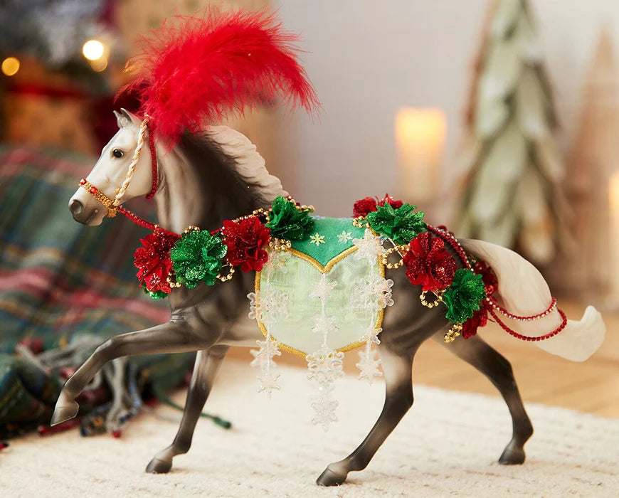 Christmas in Bloom 2025 Holiday Breyer Horse