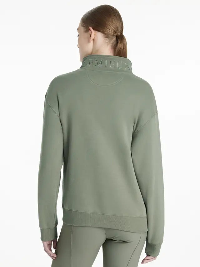 LeMieux Keira Quarter Zip Sweat Rosemary