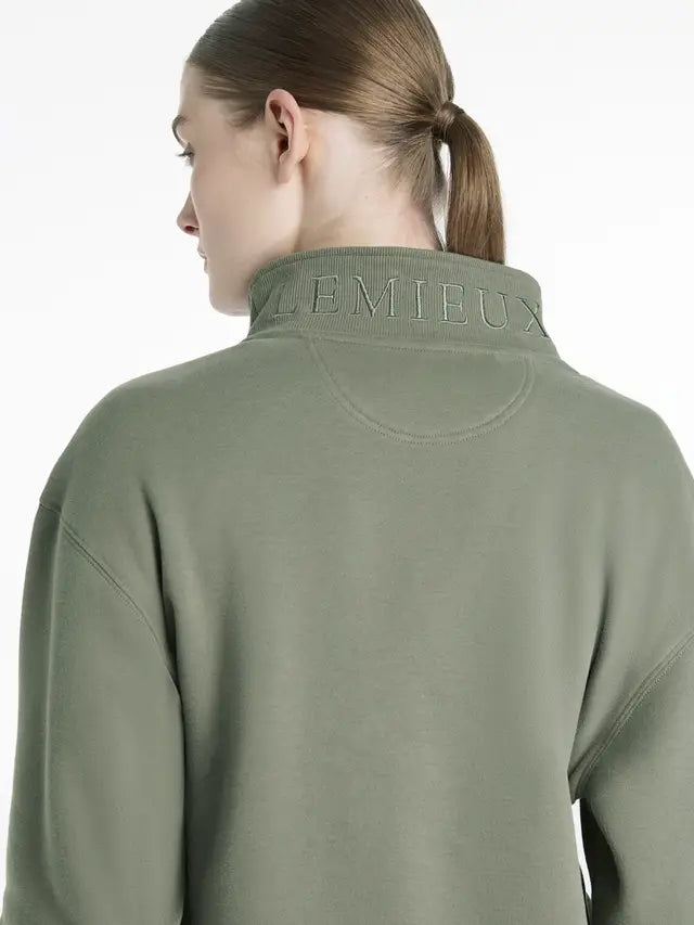 LeMieux Keira Quarter Zip Sweat Rosemary