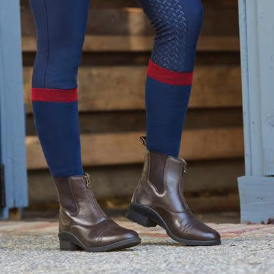 Women | Men's Riding Boots - Dublin Altitude Zip - Paddock Boots - Brown
