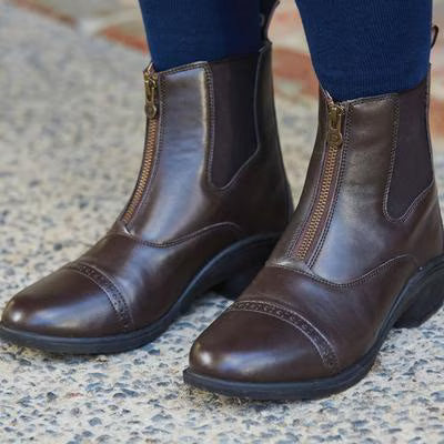 Kids Riding Boots - Dublin Altitude Zip -Paddock- Brown