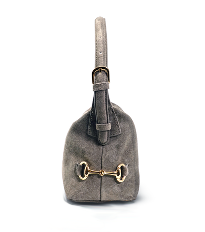 Bethany Bit Bag Grey Suede | Limited Edition