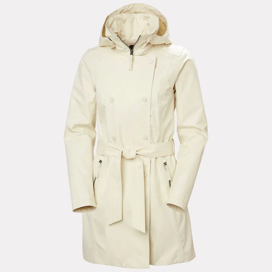 Helly Hansen Women's Trench Raincoat-Welsey-Cream