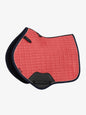 LeMieux Saddle Pad Suede Close Contact Square Cranberry