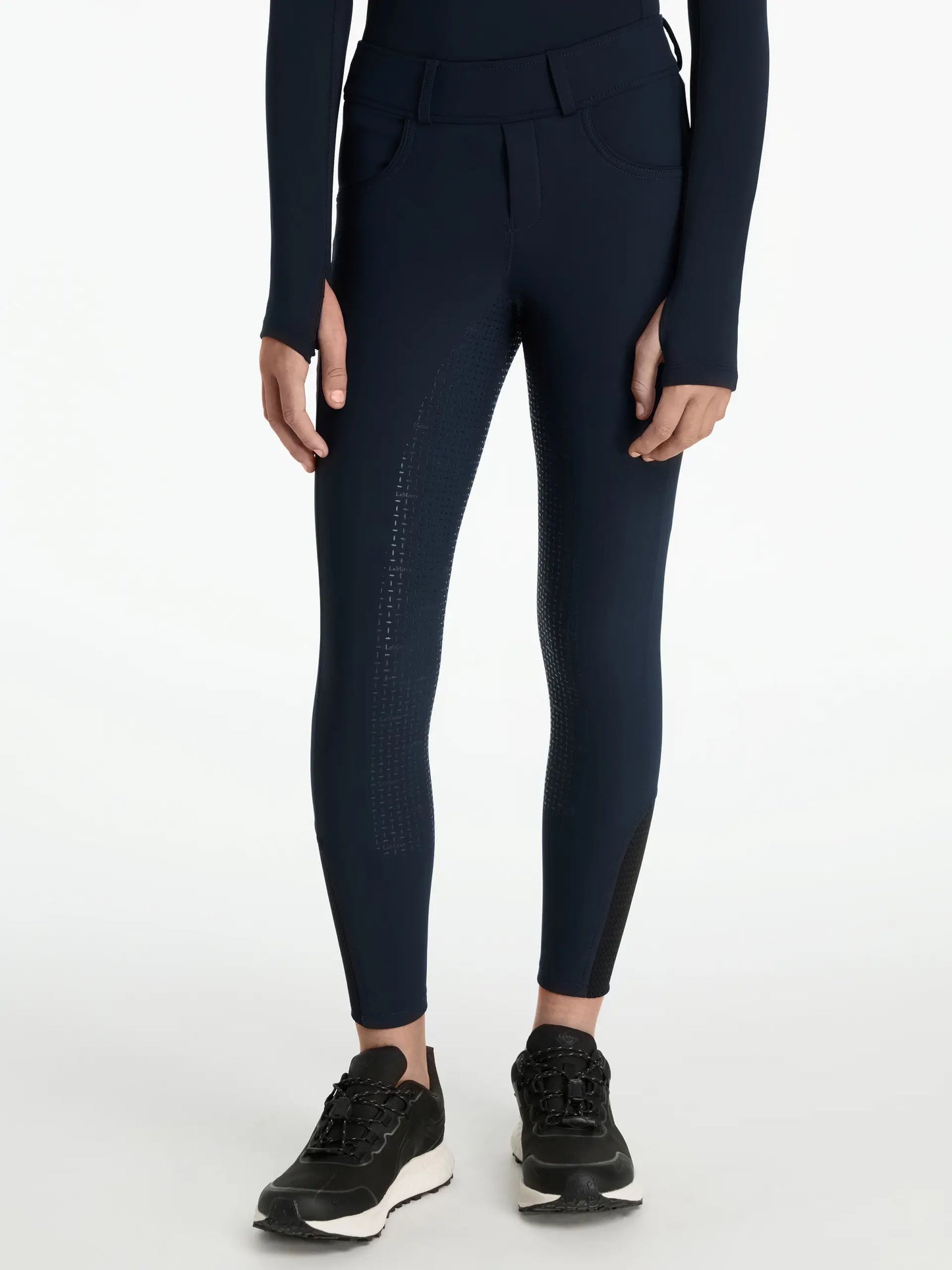 LeMieux Young Rider Ella Brushed Breggings Navy