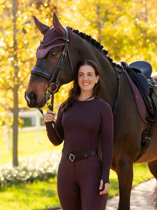 Britney Seamless Long Sleeve Damson