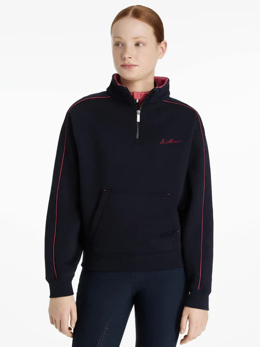 LeMieux Young Rider Kate Quarter Zip Navy