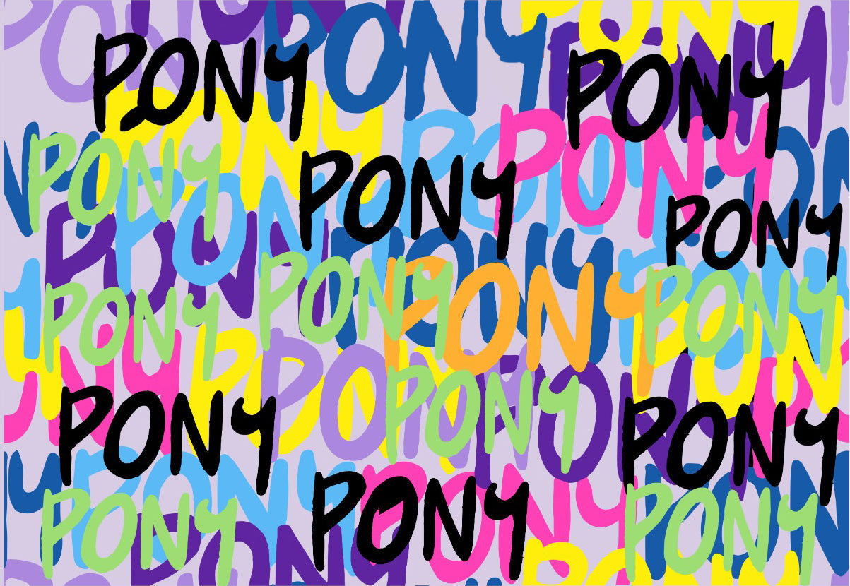 Pony Bonnet Fox, Graffiti