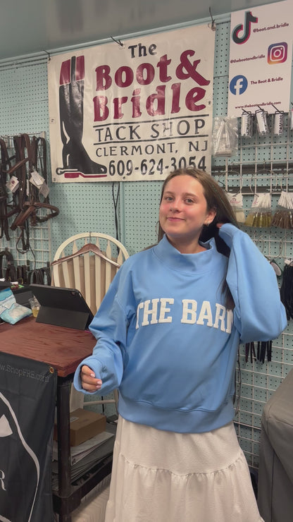 The Barn Dallas Mock Neck Little Boy Blue