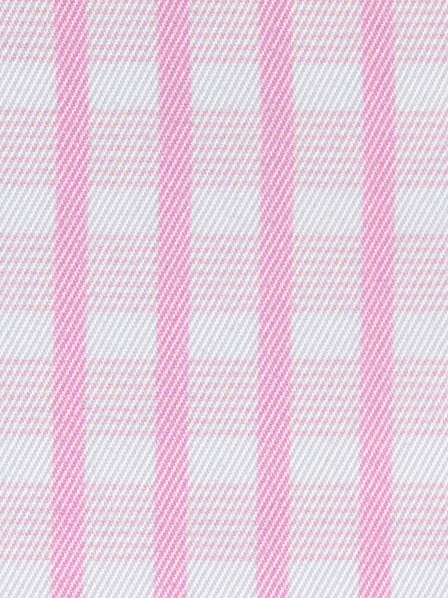 Ladies "Luna II" Pink Long Sleeve Performance Show Shirt with Pink Check Trim