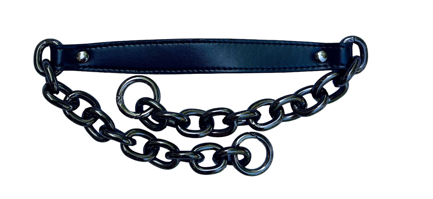 Chain & Leather Optional Strap