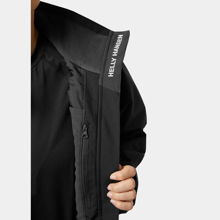 Helly Hansen Women's Crew Midlayer Jacket 2.0 - Black
