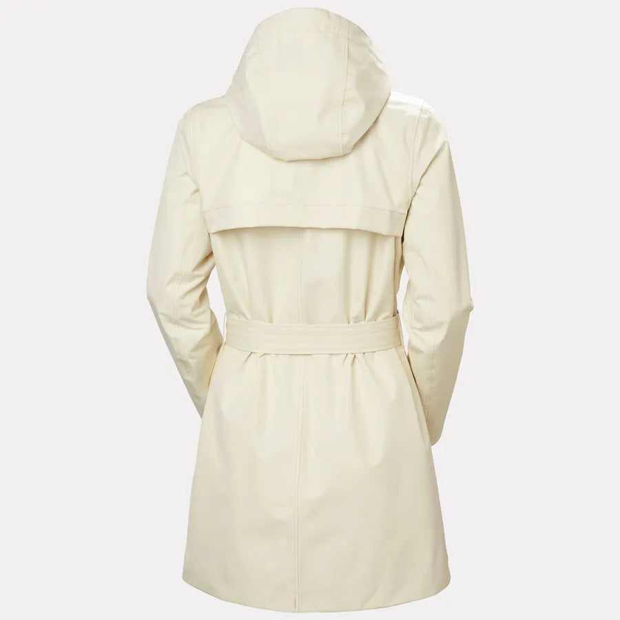 Helly Hansen Women's Trench Raincoat-Welsey-Cream