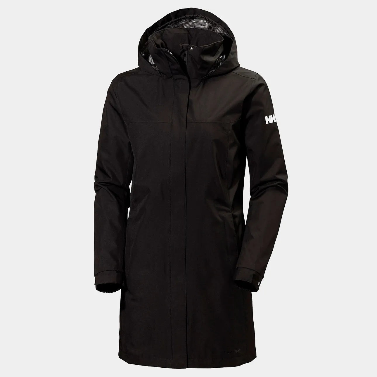 Helly Hansen Women's Long Raincoat-Aden-Black