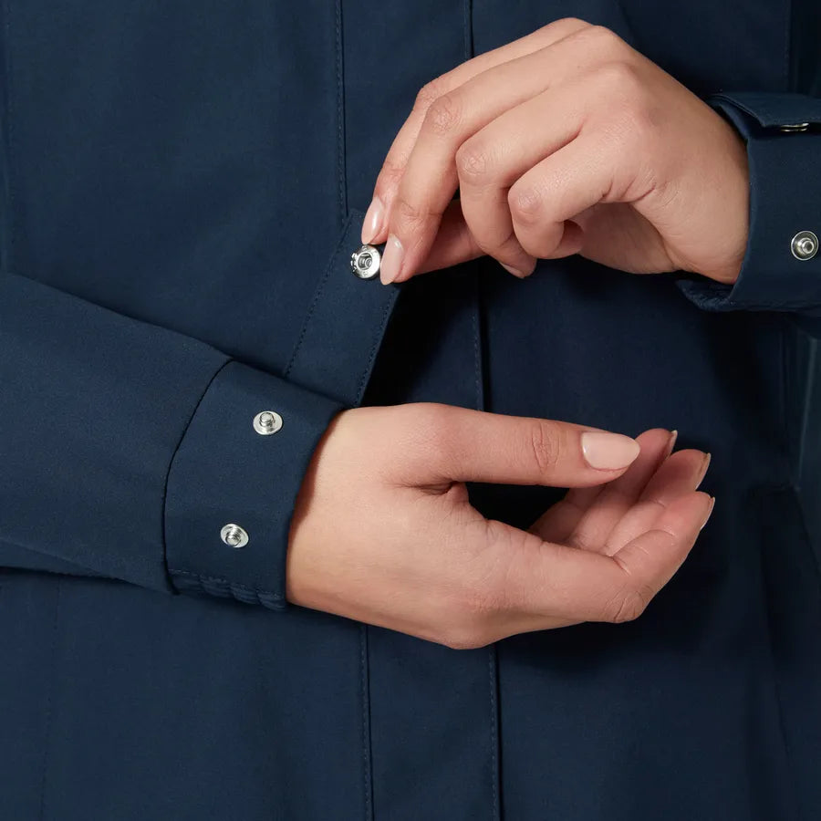 Helly Hansen Women's Long Raincoat-Aden-Navy