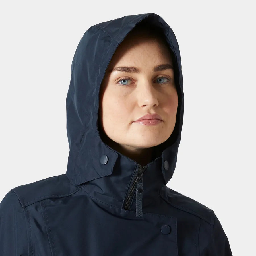 Helly Hansen Women's Trench Raincoat-Welsey-Navy